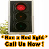 charged with running a red light